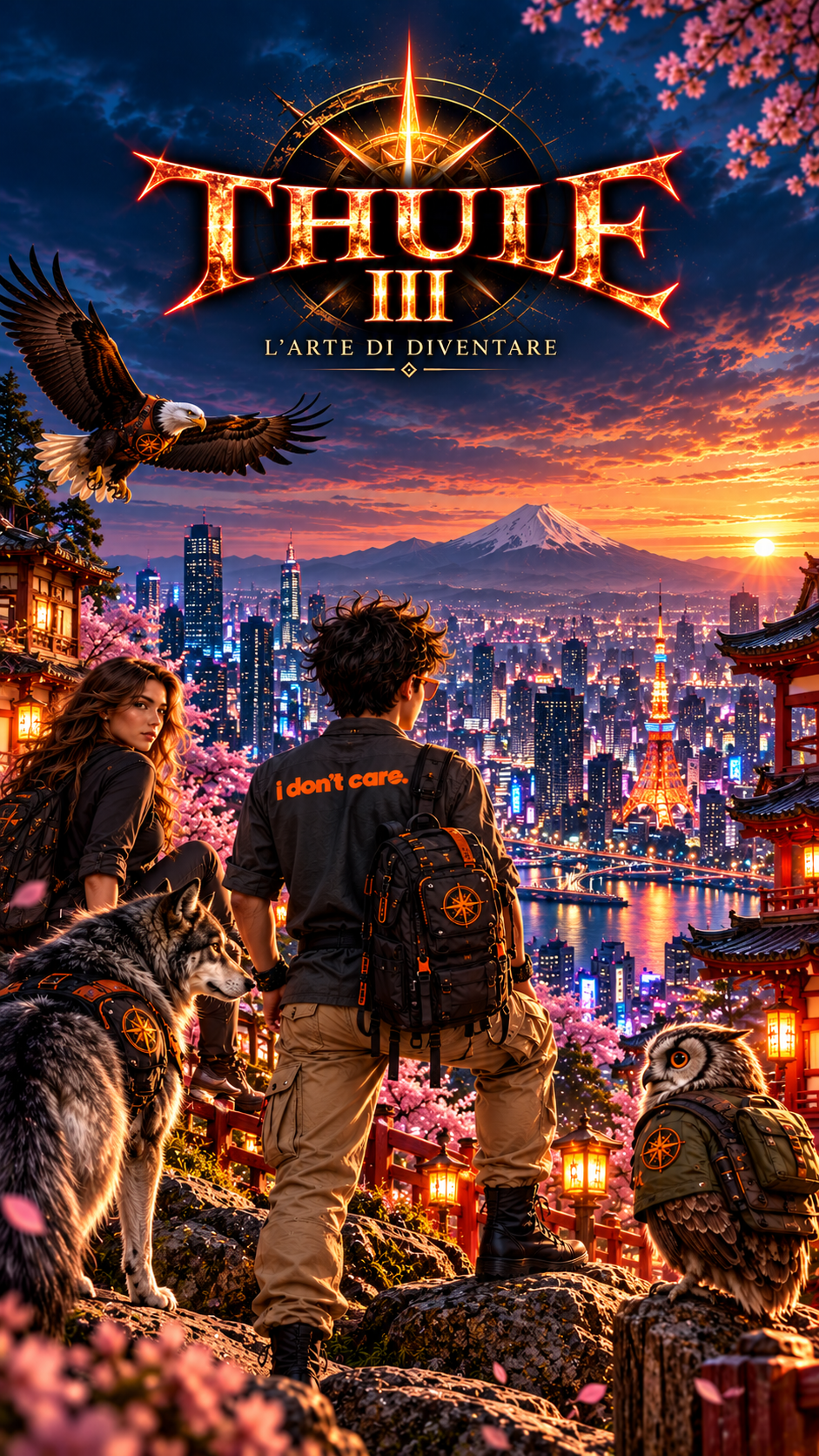 THULE III — L’arte di diventare: T-Boy e i suoi compagni davanti alla città e al monte Fuji